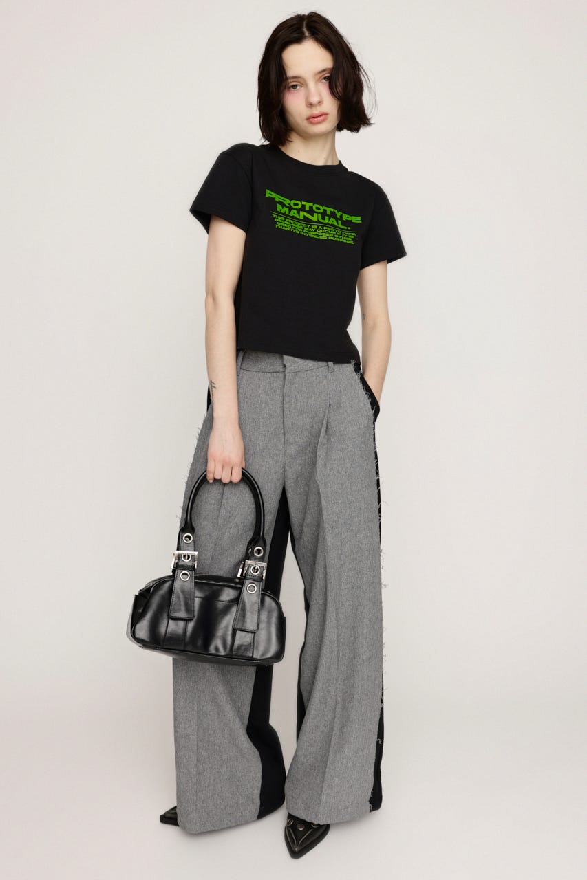COMPACT LOGO Tシャツ BLK FREE