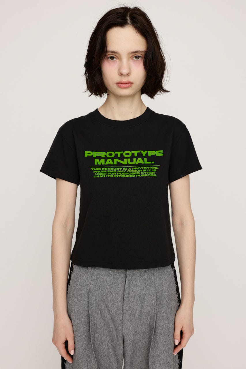 COMPACT LOGO Tシャツ BLK FREE