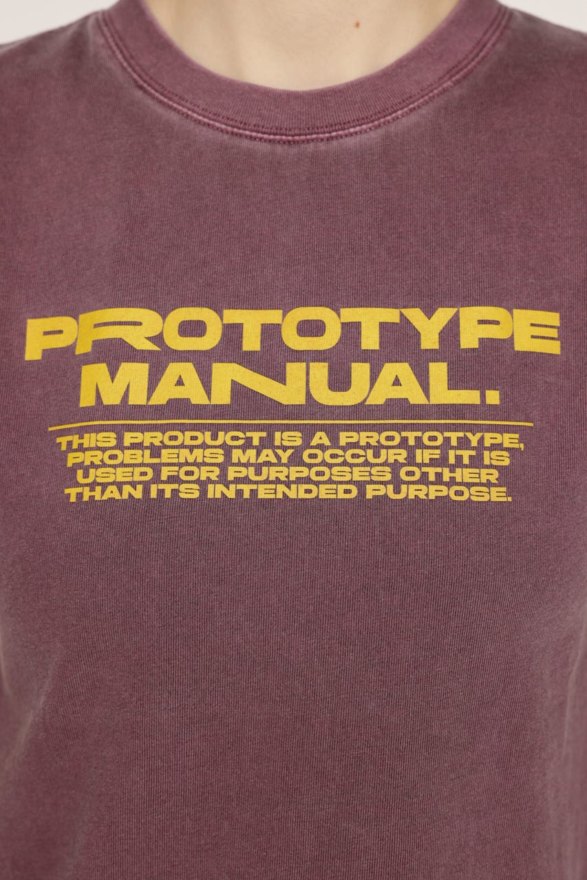 COMPACT LOGO Tシャツ D/PUR FREE
