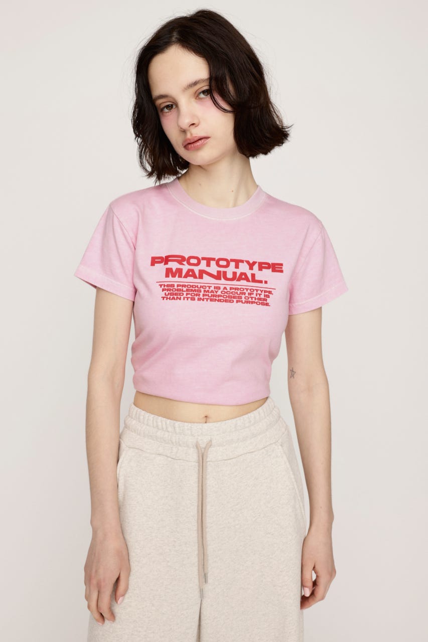 COMPACT LOGO Tシャツ PNK FREE