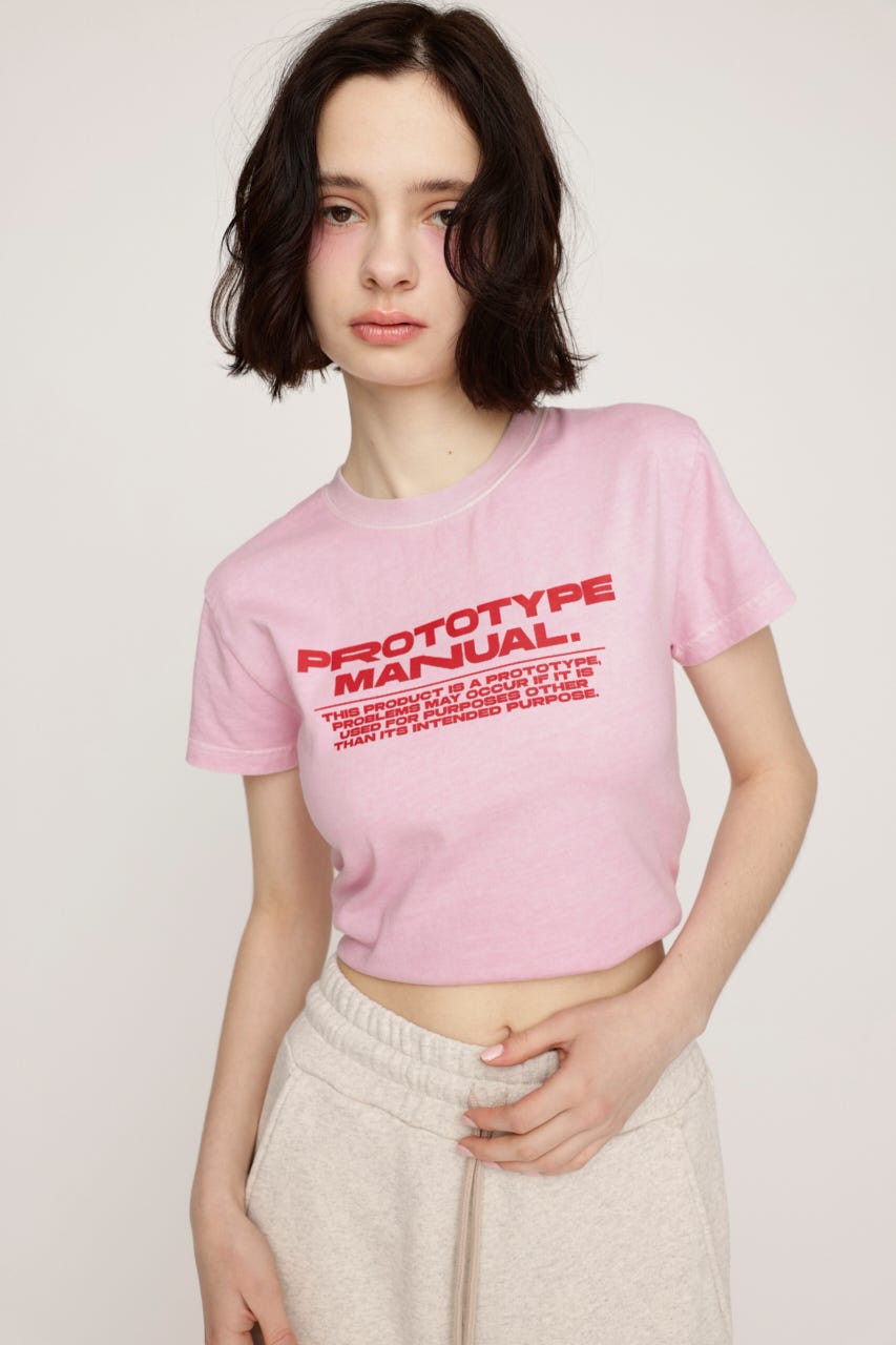 COMPACT LOGO Tシャツ PNK FREE