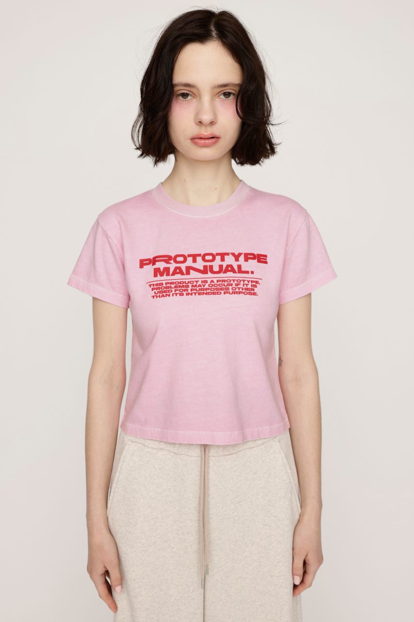COMPACT LOGO Tシャツ PNK FREE