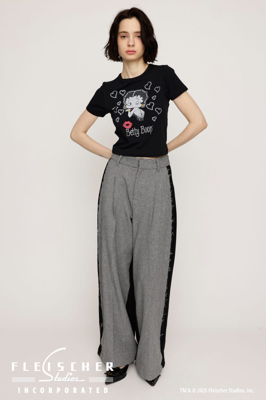 Betty Boop x SLY COMPACT Tシャツ BLK FREE