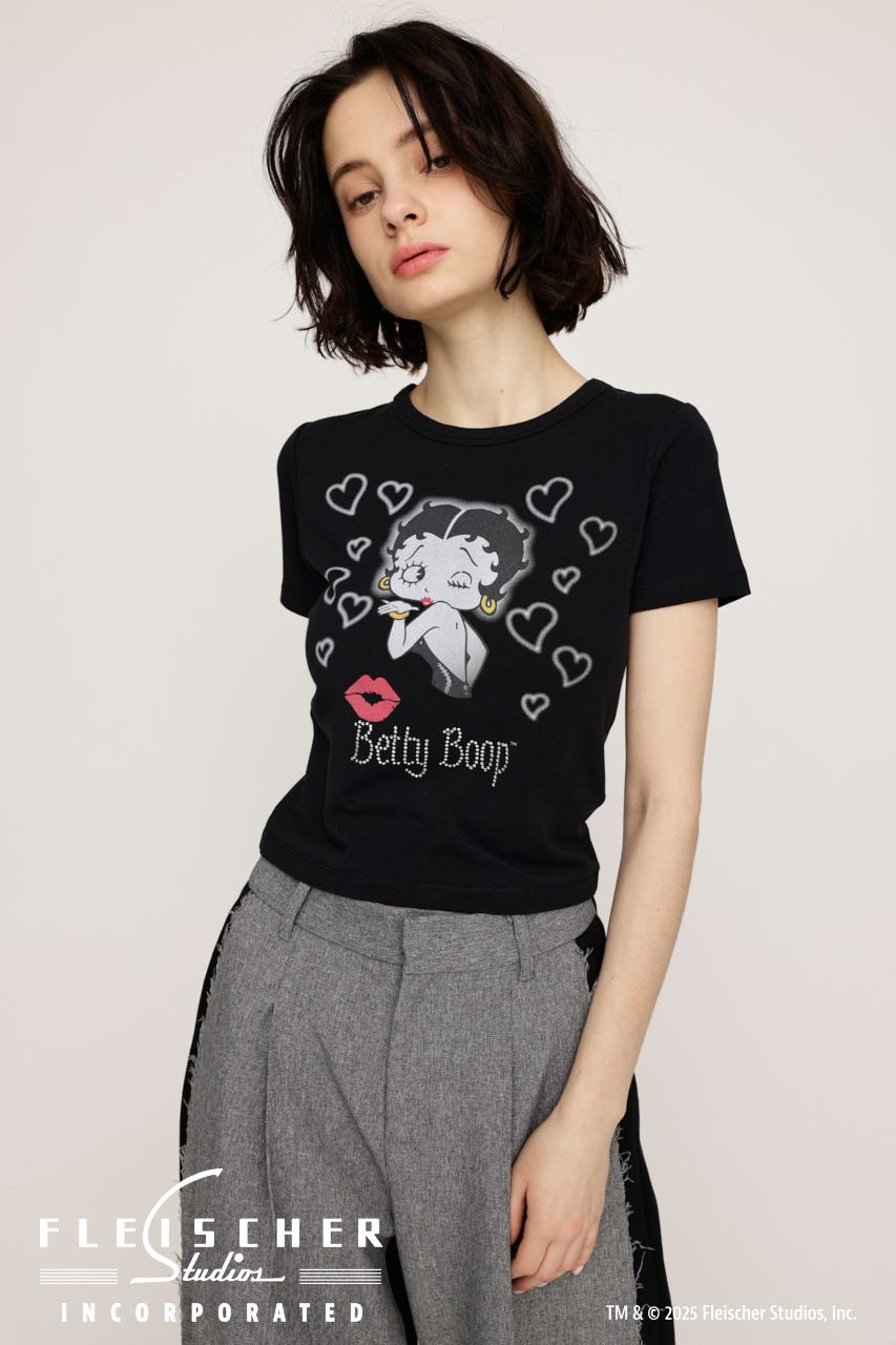 Betty Boop x SLY COMPACT Tシャツ BLK FREE