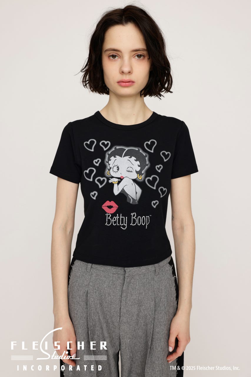 Betty Boop x SLY COMPACT Tシャツ BLK FREE
