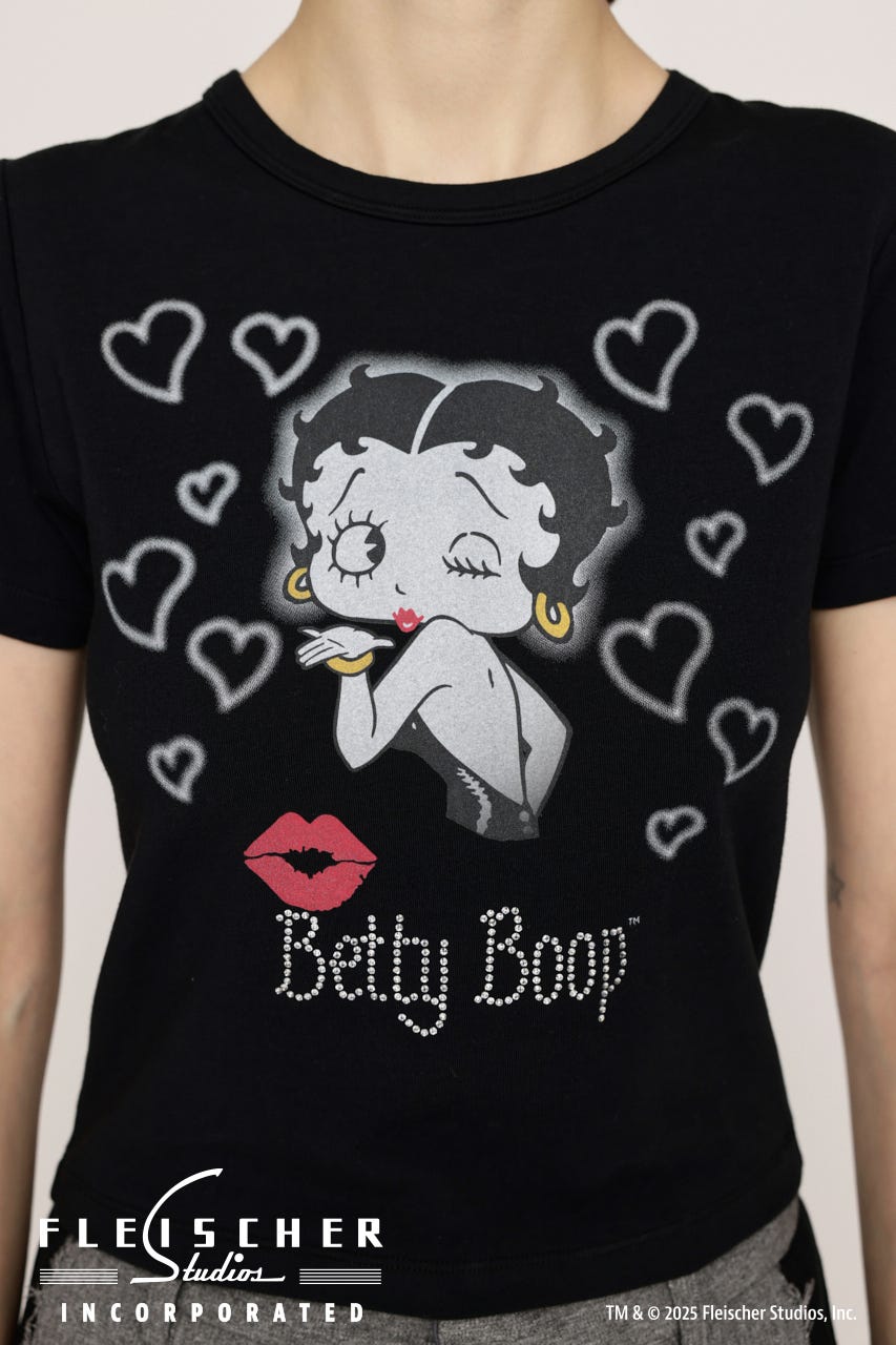 Betty Boop x SLY COMPACT Tシャツ BLK FREE