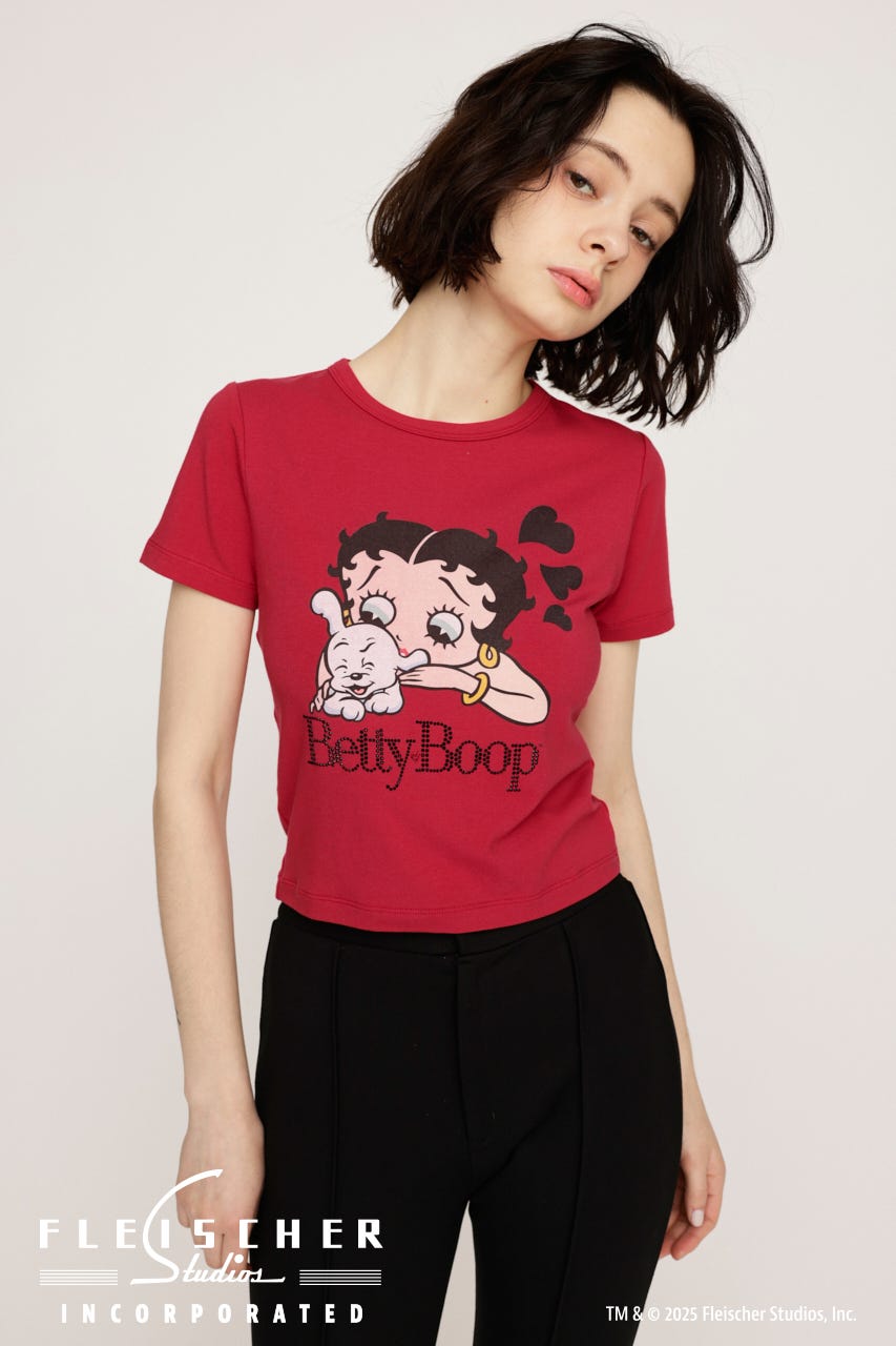 Betty Boop x SLY COMPACT Tシャツ RED FREE