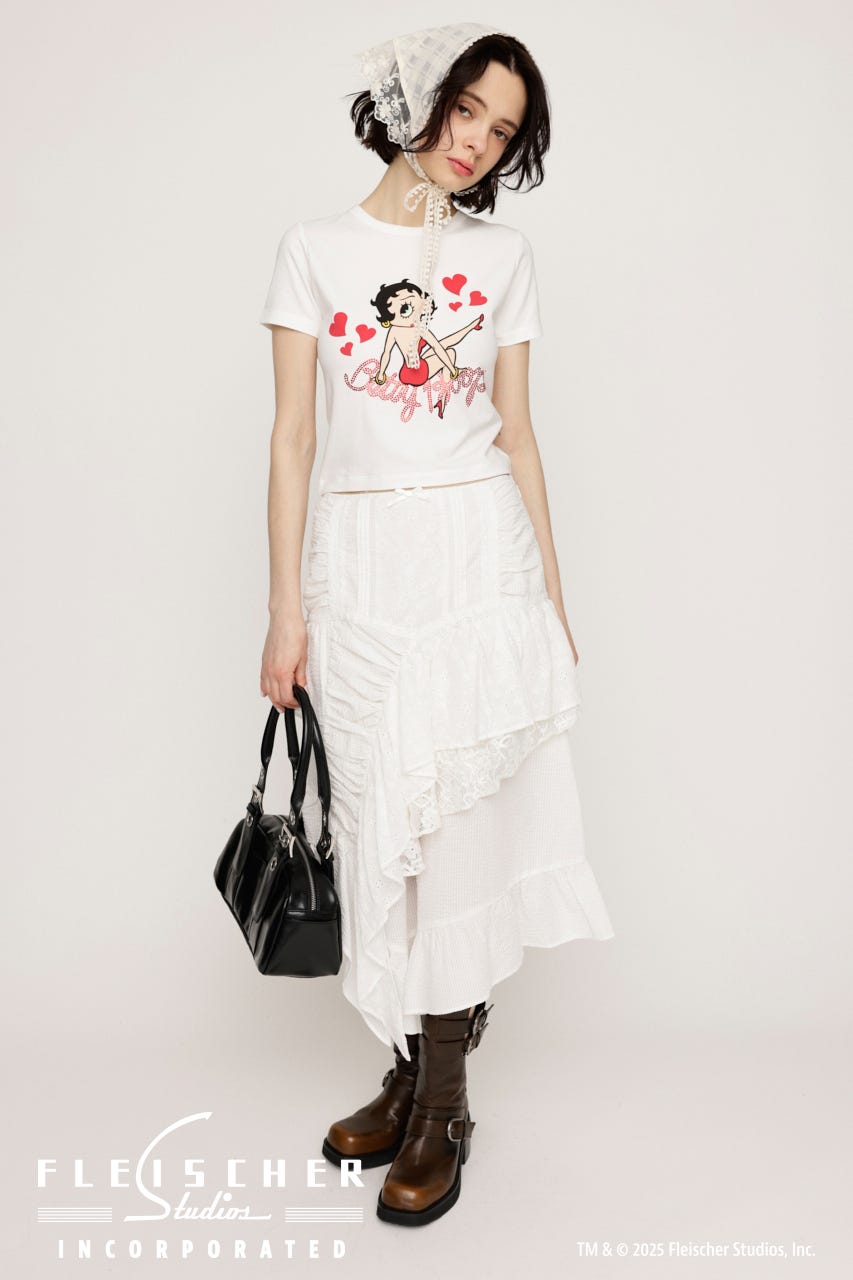 Betty Boop x SLY COMPACT Tシャツ WHT FREE