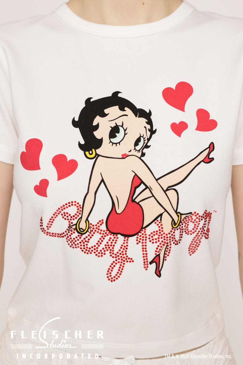 Betty Boop x SLY COMPACT Tシャツ WHT FREE