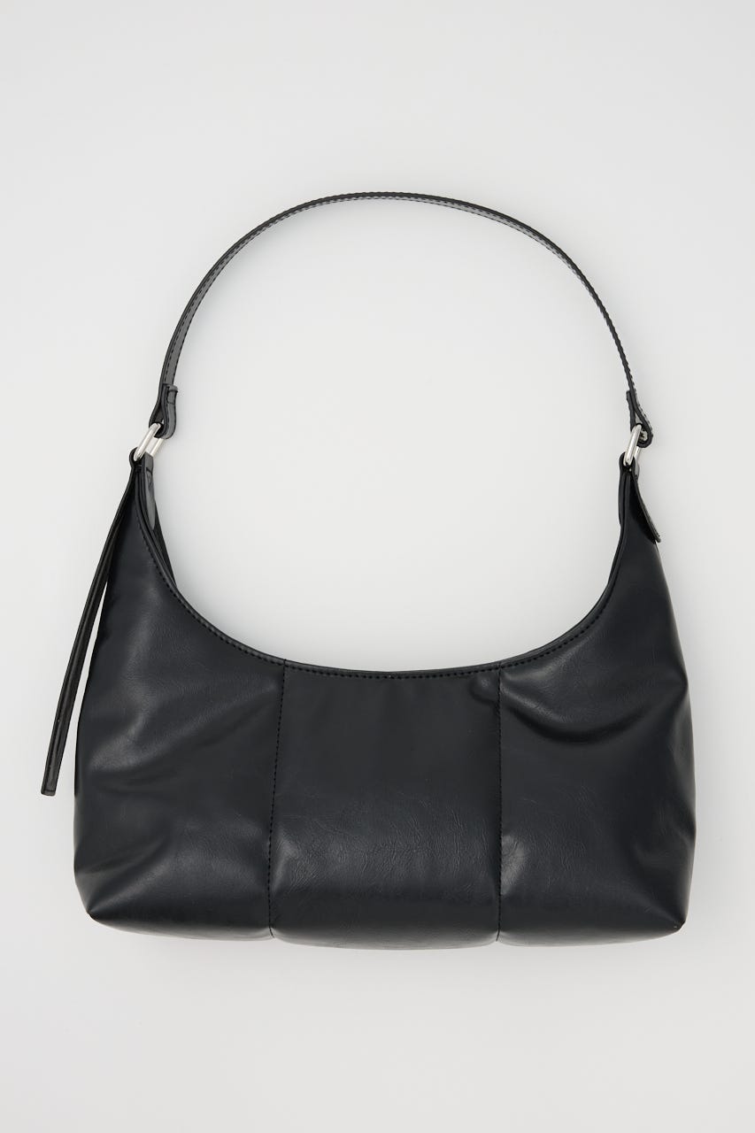 【BLACK】PADDING HAND BAG BLK FREE