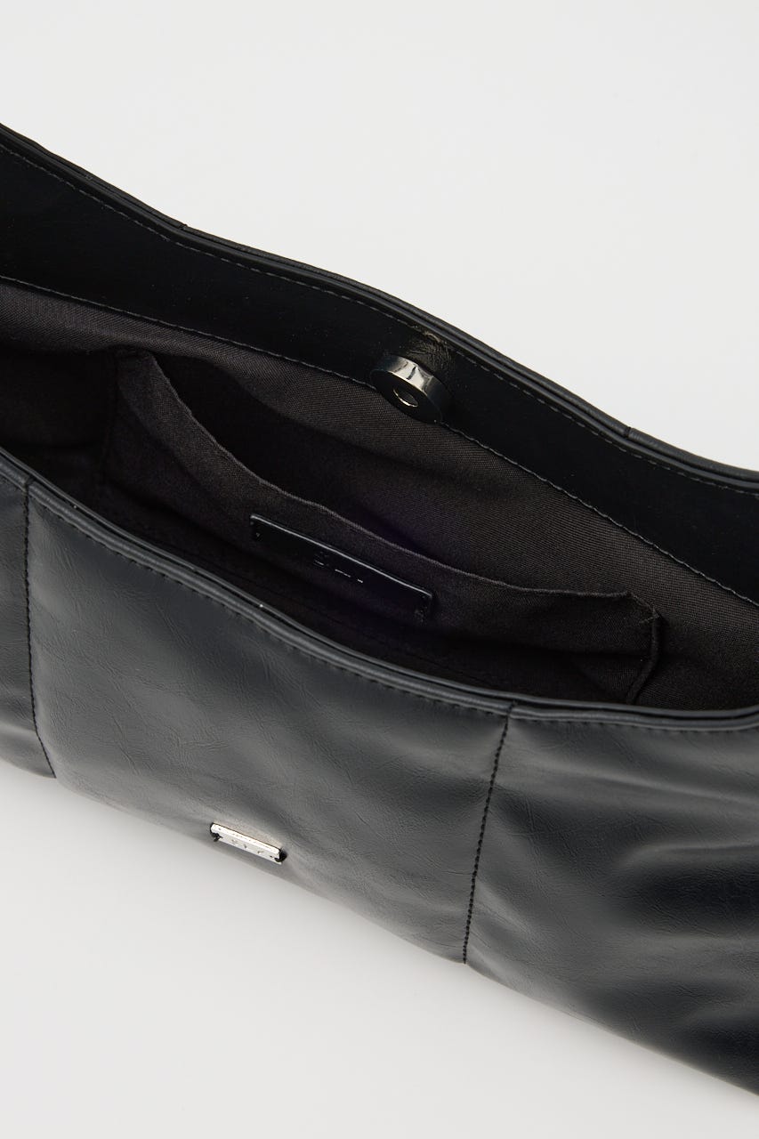 【BLACK】PADDING HAND BAG BLK FREE