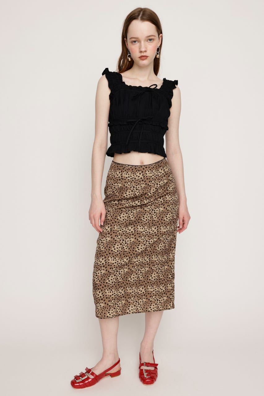 SLY | LEOPARD MIDI スカート (スカート(ミディアム) ) |SHEL