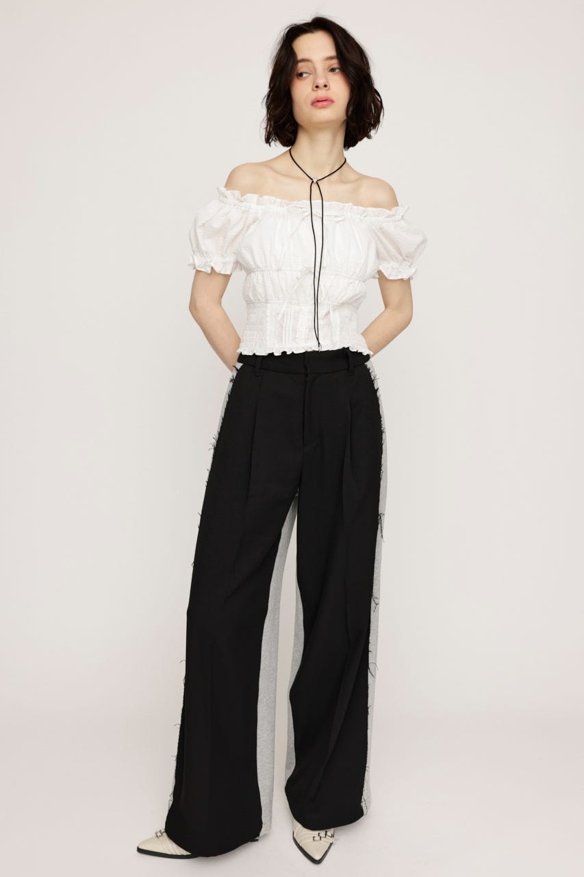 SLY STRAIGHT パンツ SLY | CUT OFF WAIST STRAIGHT パンツ (ストレート ) |SHEL'TTER