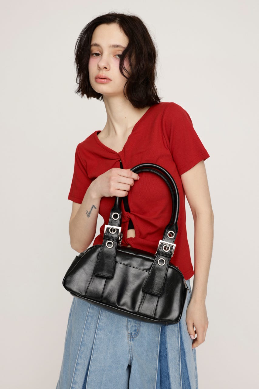OBLONG HAND バッグ BLK FREE