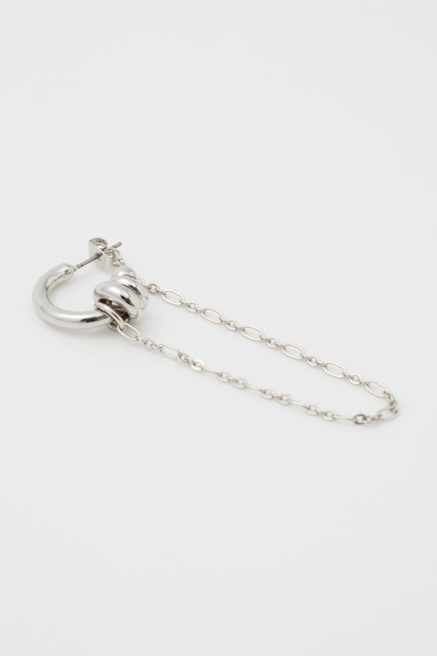 SLY | ASYMMETRY HOOP ピアス (ピアス・イヤリング ) |SHEL'TTER