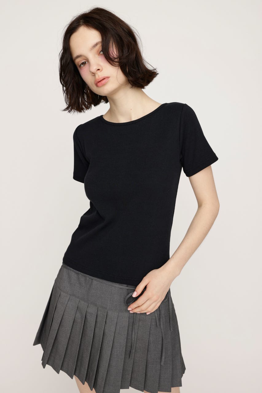 SLY | 2WAY HOLE CUT トップス (Tシャツ・カットソー(半袖) ) |SHEL