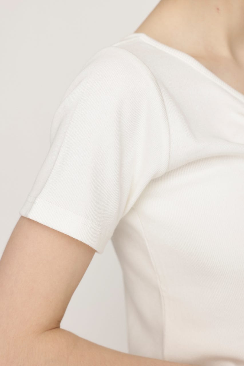 2WAY HOLE CUT トップス O/WHT FREE