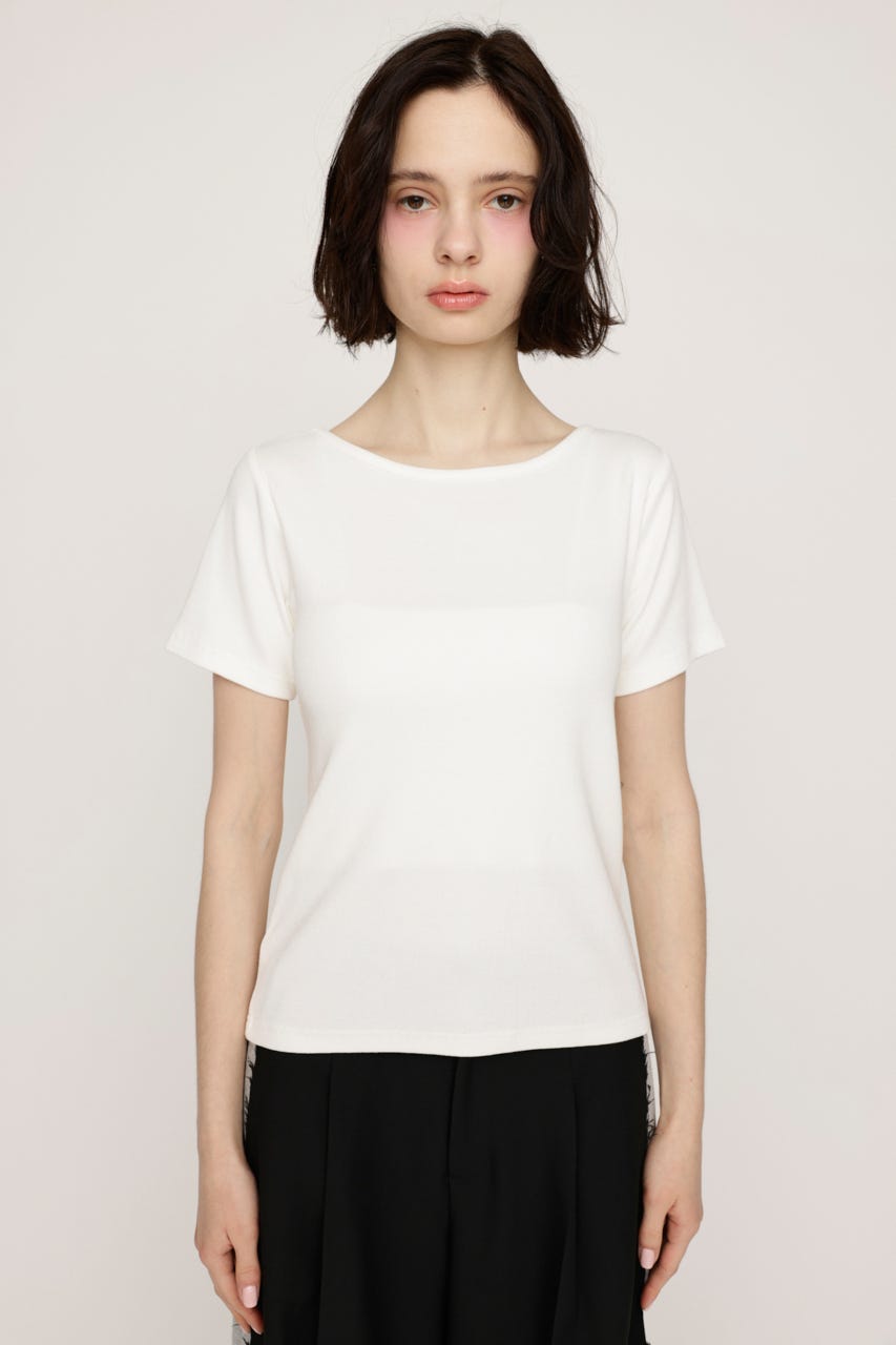 2WAY HOLE CUT トップス O/WHT FREE