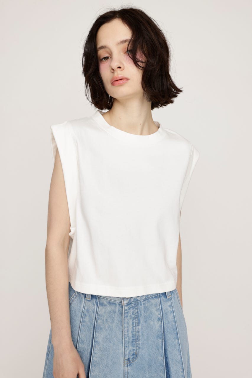 人気新品 SLY | ROLL UP SLEEVE トップス (タンクトップ ) |SHEL'TTER トップス