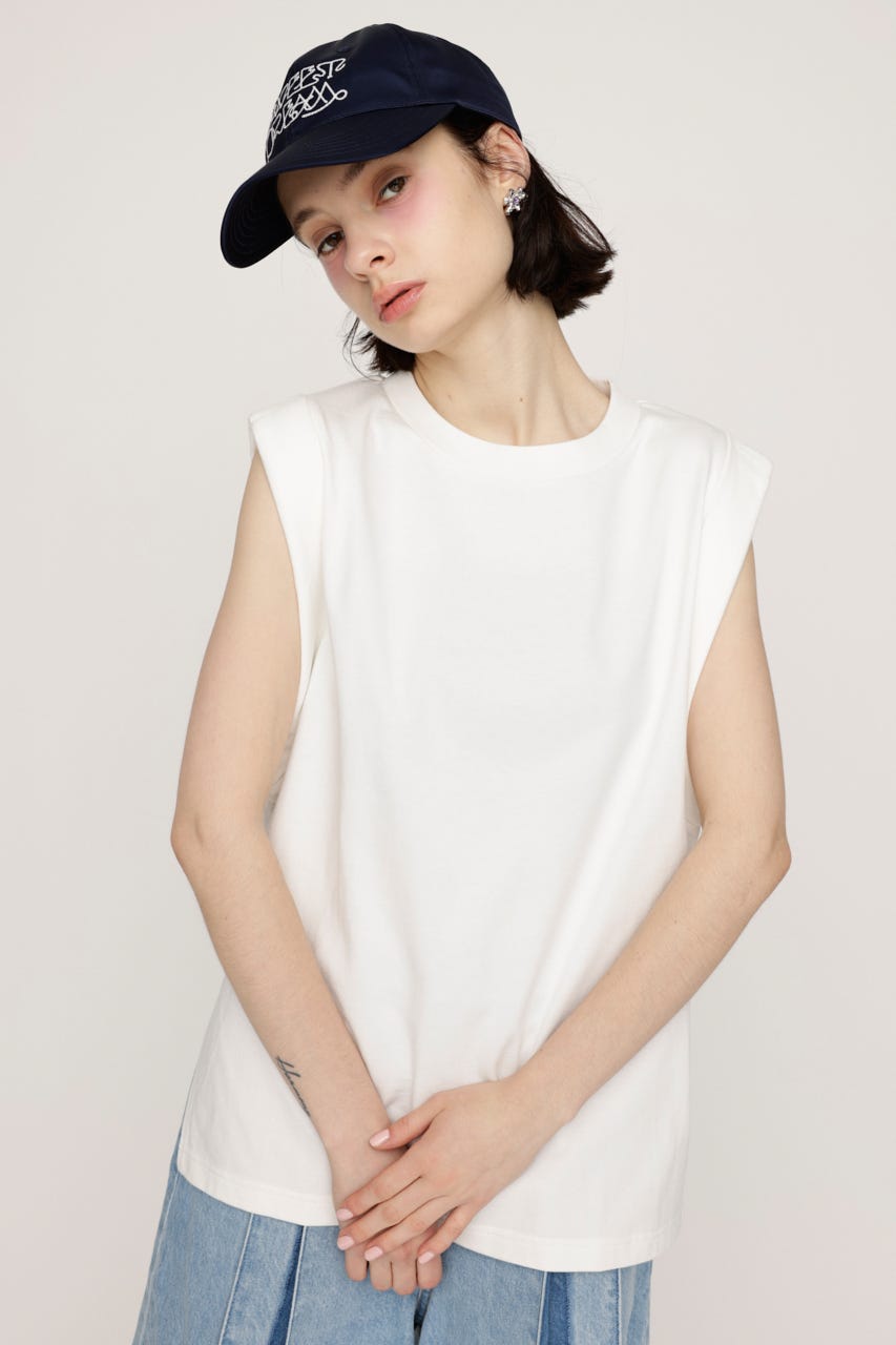 SLY | ROLL UP SLEEVE トップス (タンクトップ ) |SHEL'TTER
