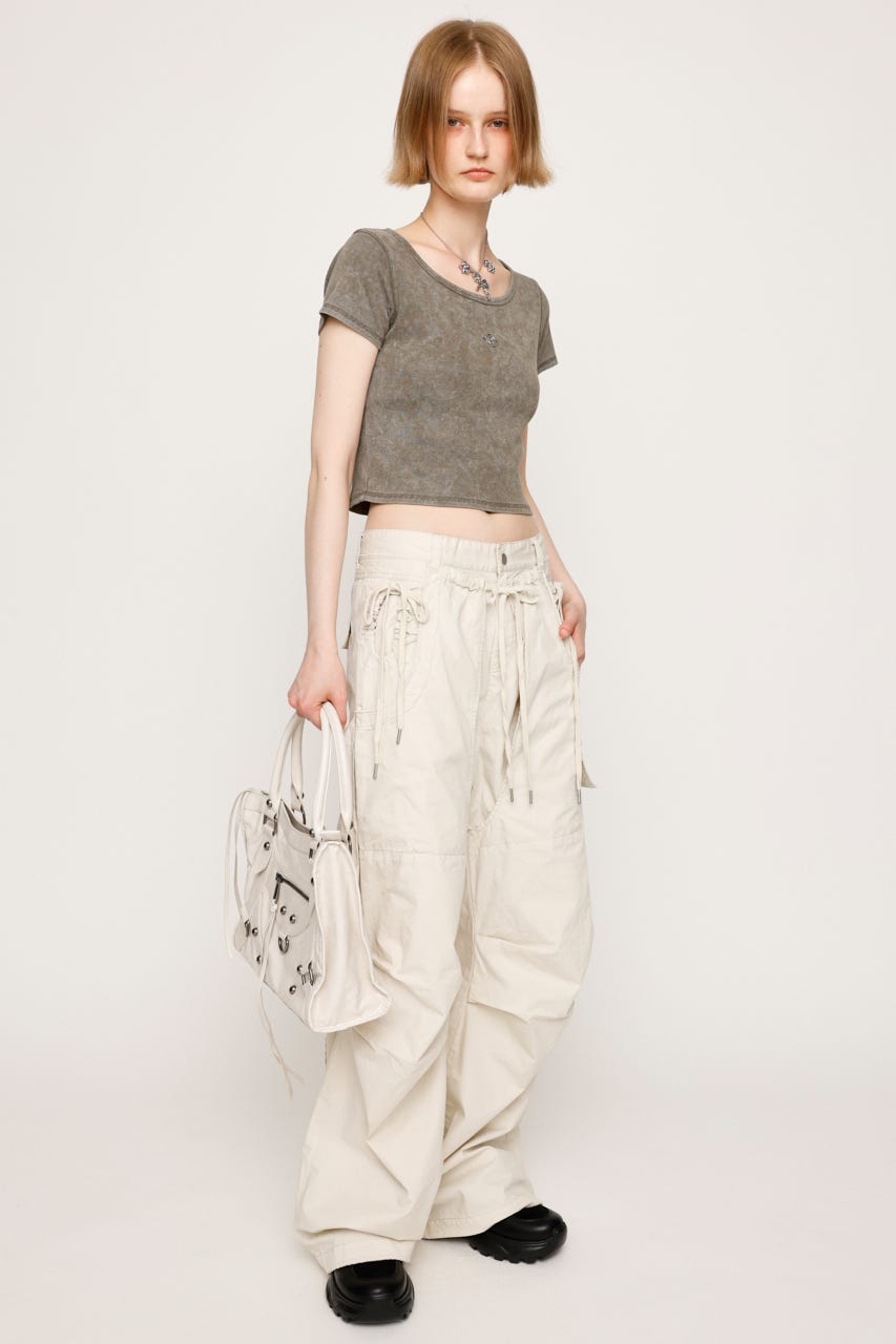 トップス note GRL グレイル | GRL春コーデを紹介するよ🩵 バックオープンロゴ