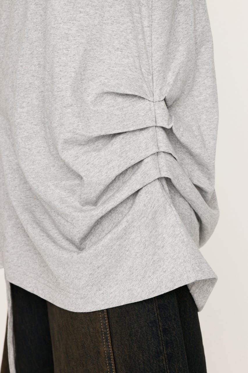 SLY | ONE SHOULDER SHIRRING トップス (Tシャツ・カットソー