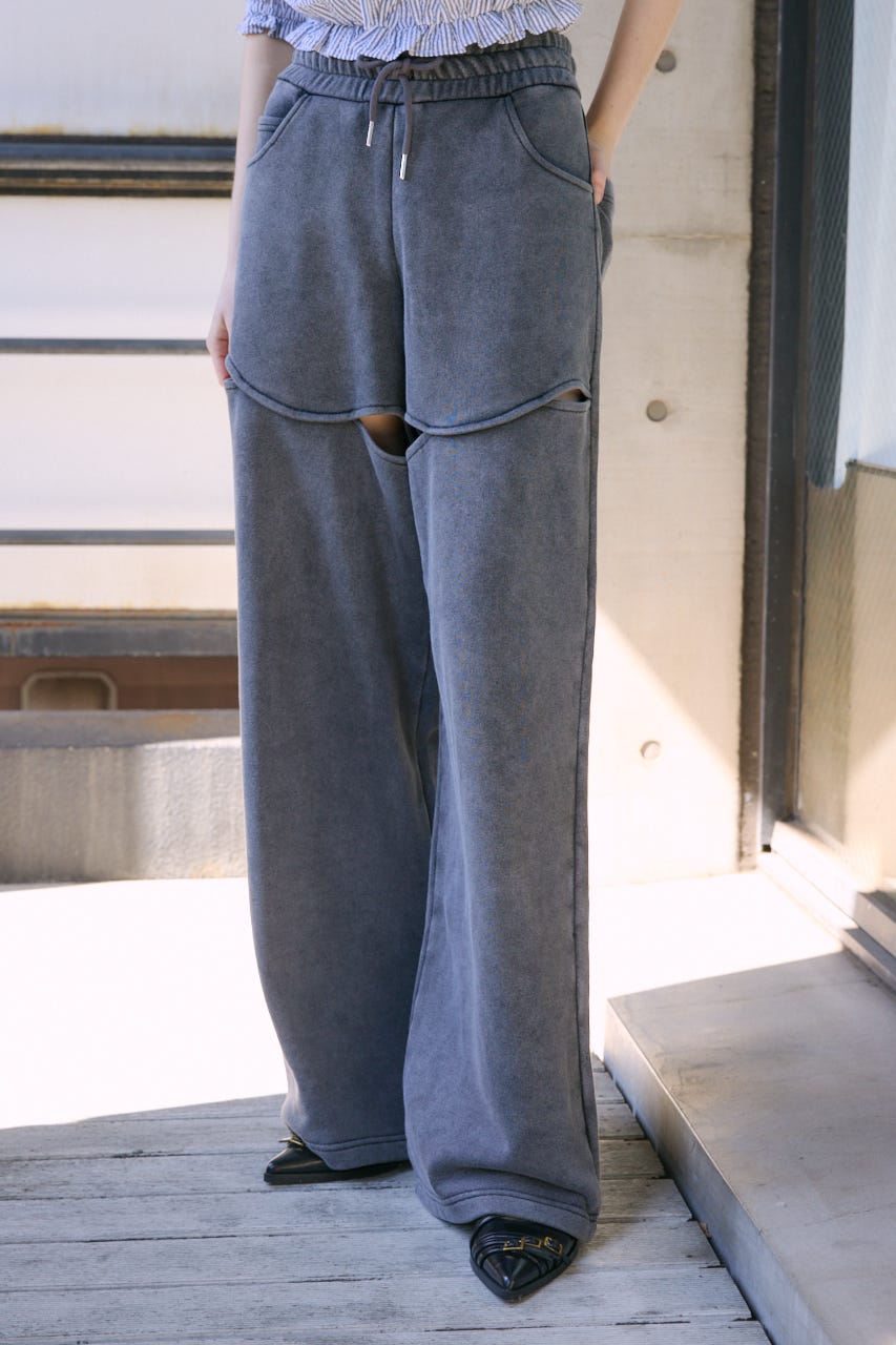 【LIMITED ITEM】HOLE OPEN SW パンツ BLK FREE