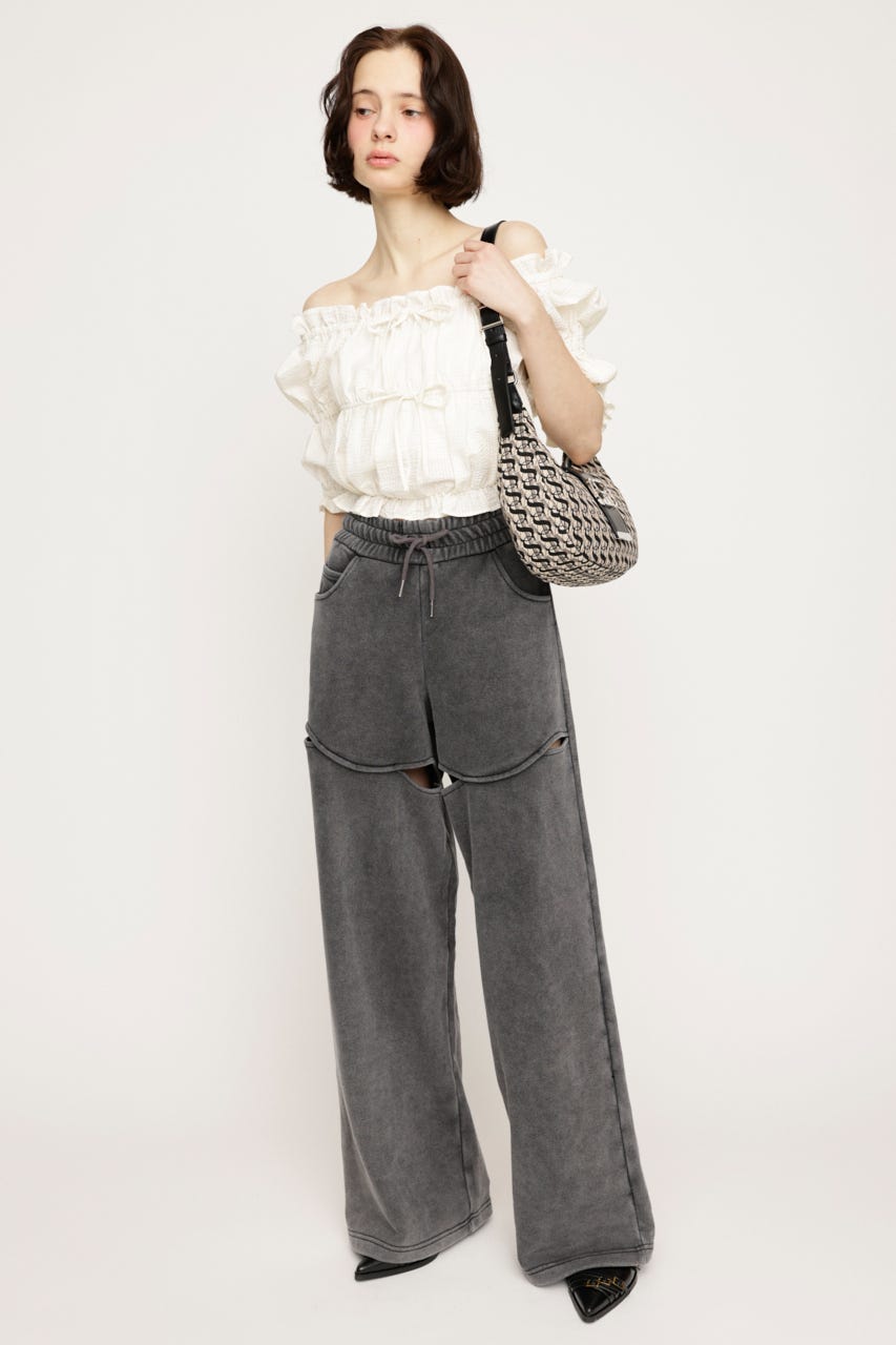 【LIMITED ITEM】HOLE OPEN SW パンツ BLK FREE