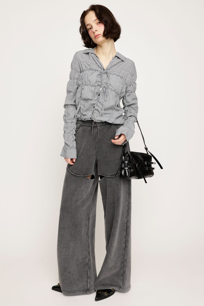 【LIMITED ITEM】HOLE OPEN SW パンツ BLK FREE