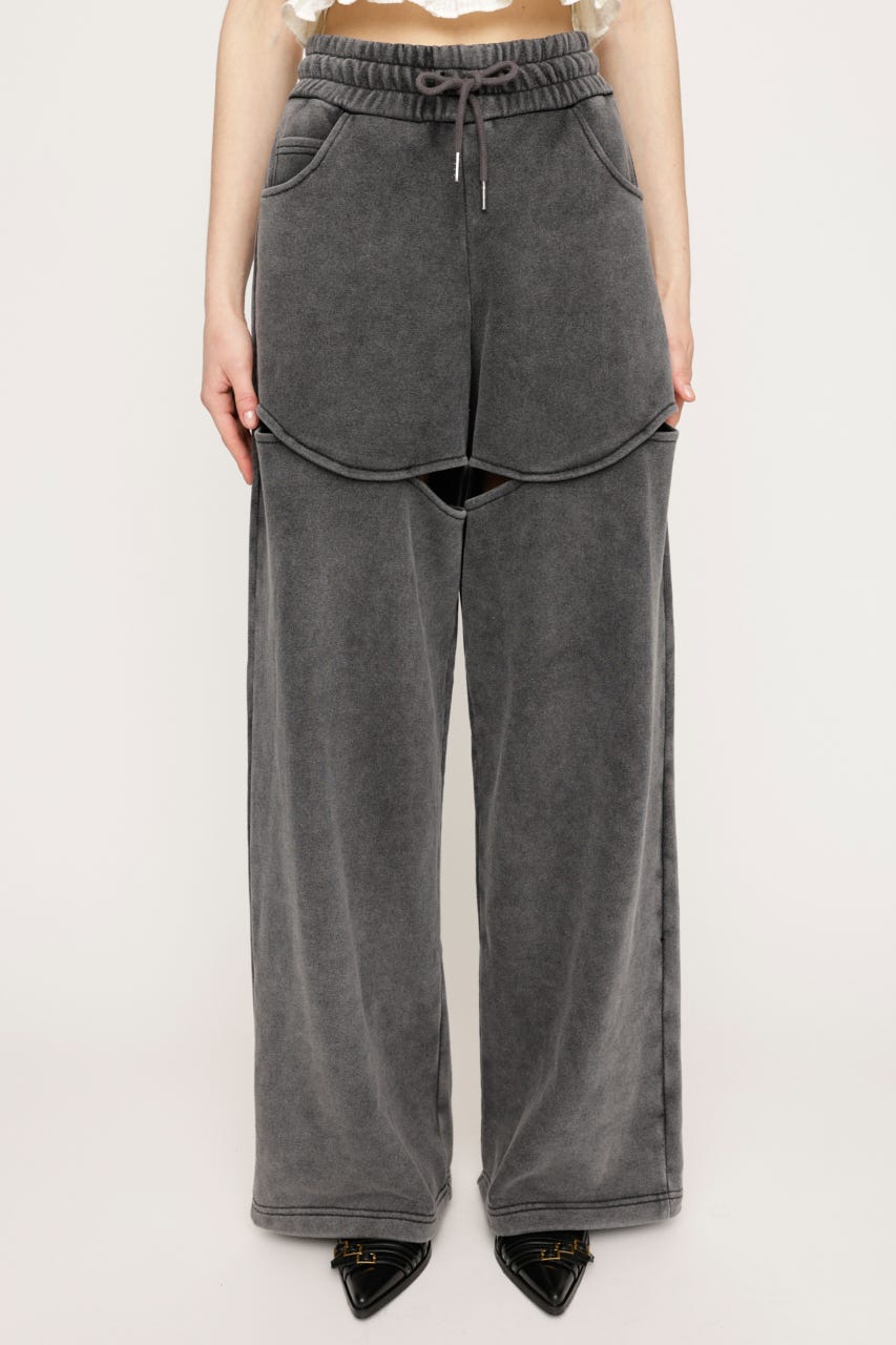 【LIMITED ITEM】HOLE OPEN SW パンツ BLK FREE
