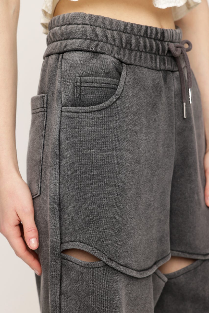 【LIMITED ITEM】HOLE OPEN SW パンツ BLK FREE