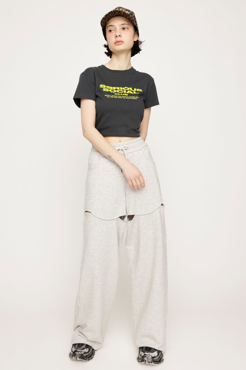 【LIMITED ITEM】HOLE OPEN SW パンツ T.GRY FREE