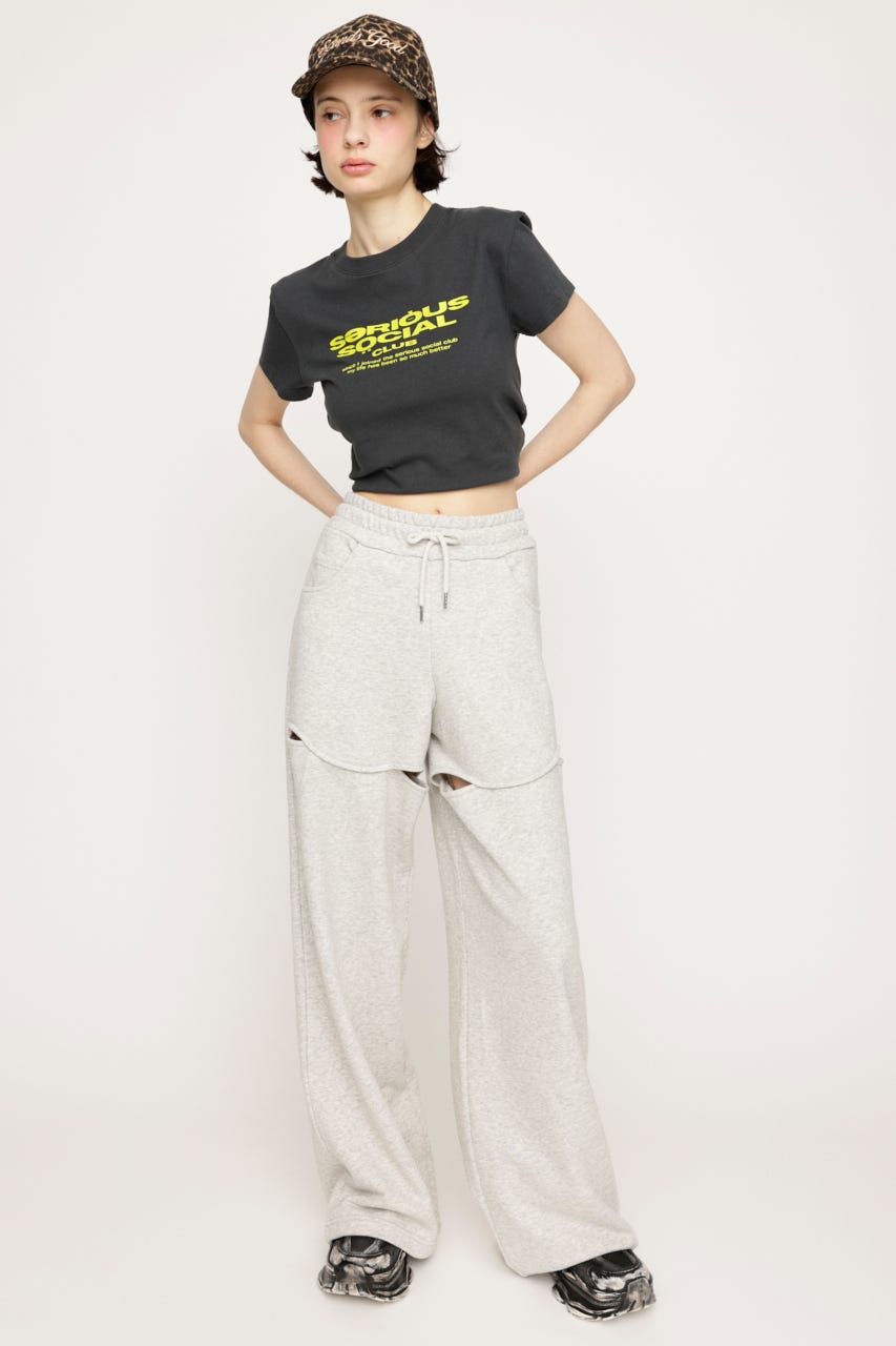 【LIMITED ITEM】HOLE OPEN SW パンツ T.GRY FREE