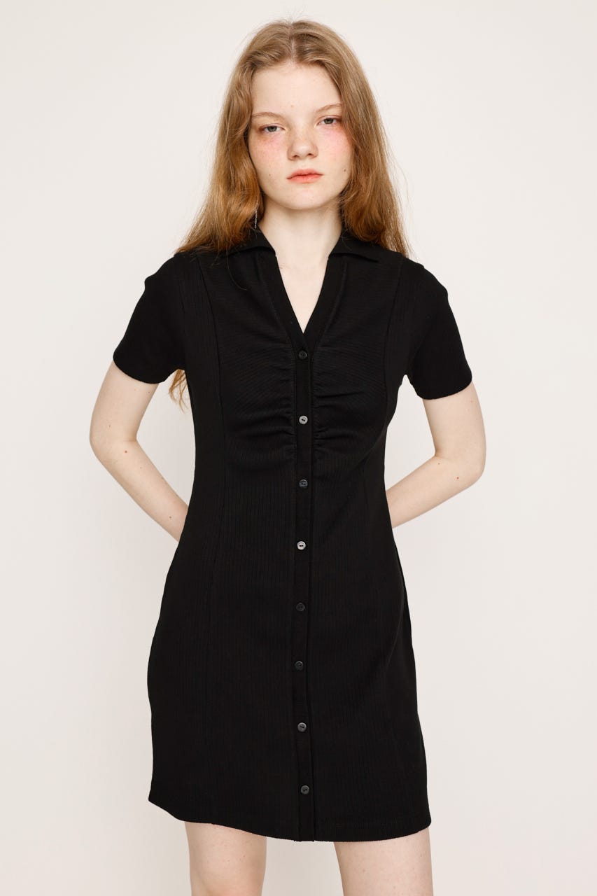 SLY | FRONT GATHER CUT ワンピース (ワンピース(ミニ