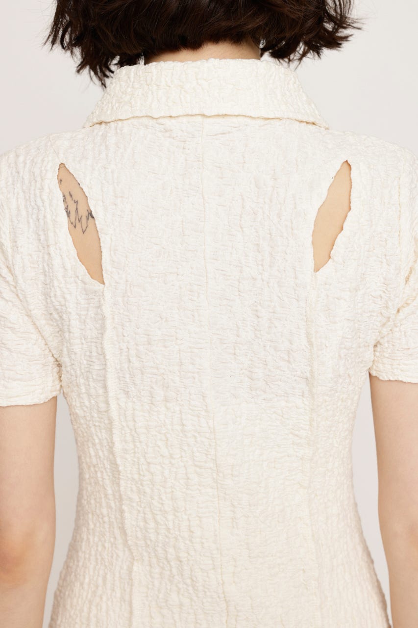 BACK OPEN CUT JQ ロングワンピース IVOY FREE