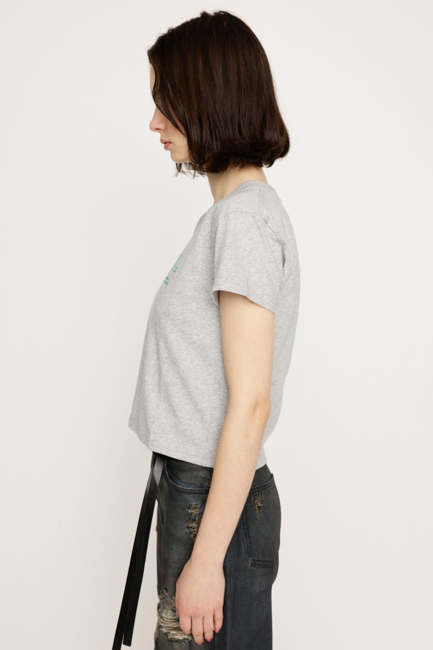 CREWNECK PRINT Tシャツ T.GRY FREE