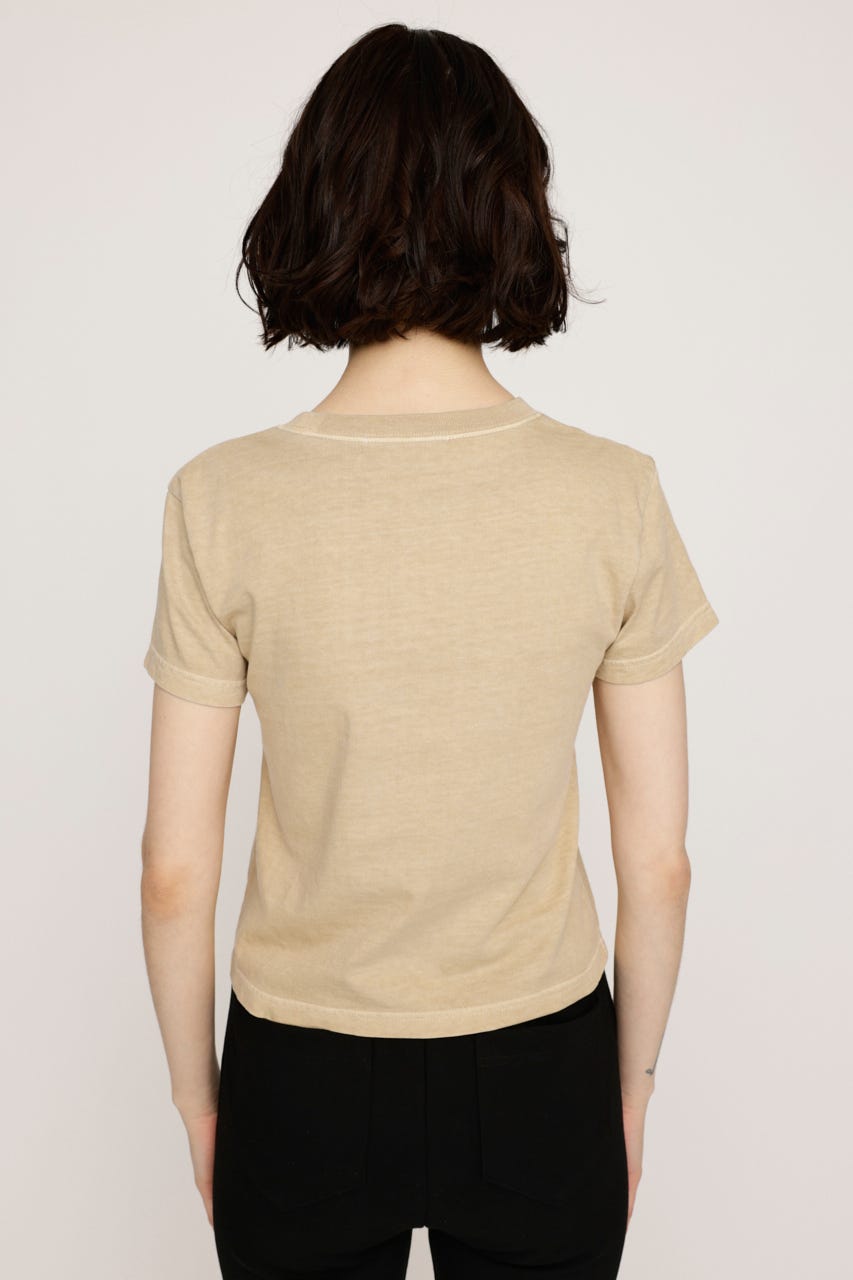 PATCH LOGO COMPACT Tシャツ L/BEG FREE
