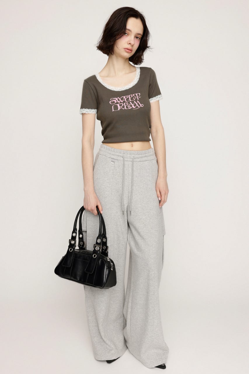 専用様 SLY | FRONT LOGO RIB トップス (Tシャツ・カットソー(半袖