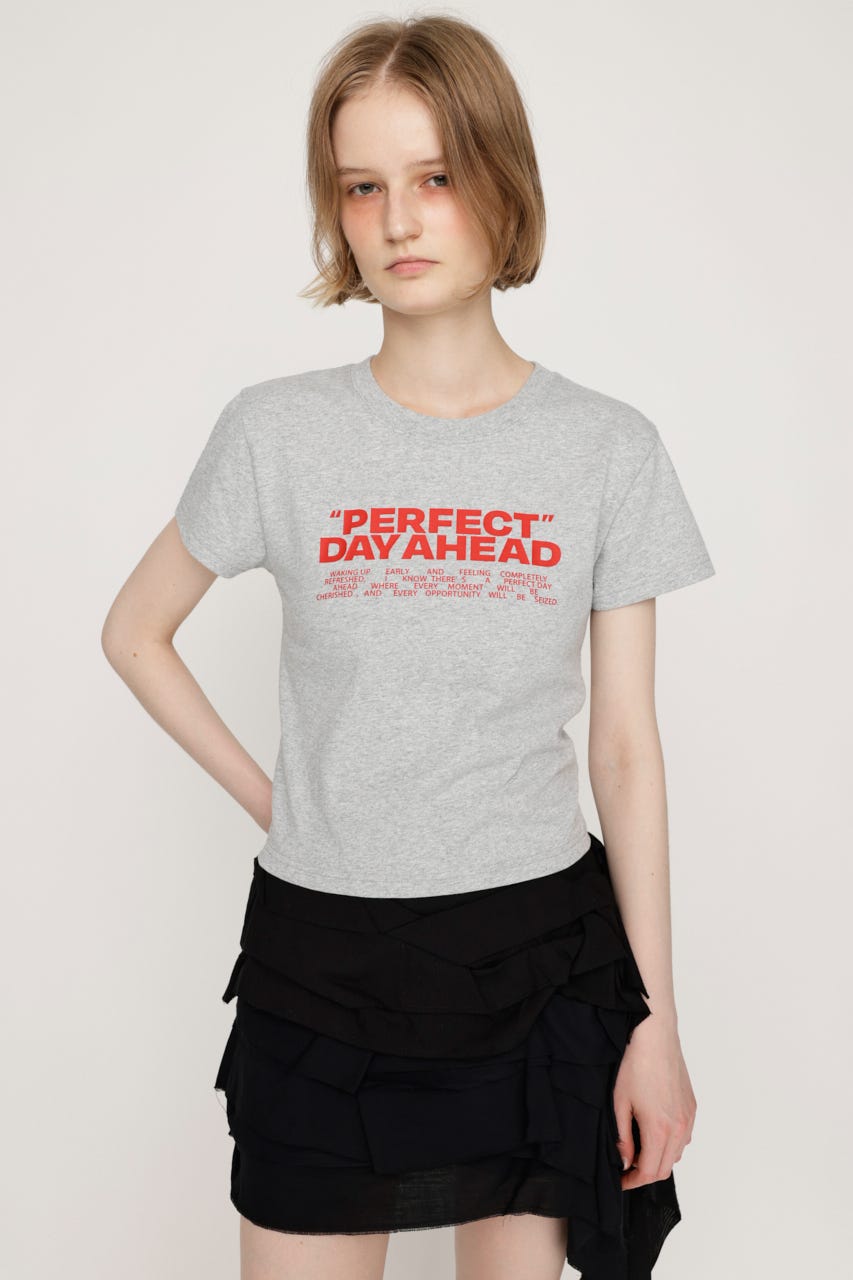 SLY | LOGO PRINT C／N トップス (Tシャツ・カットソー(半袖