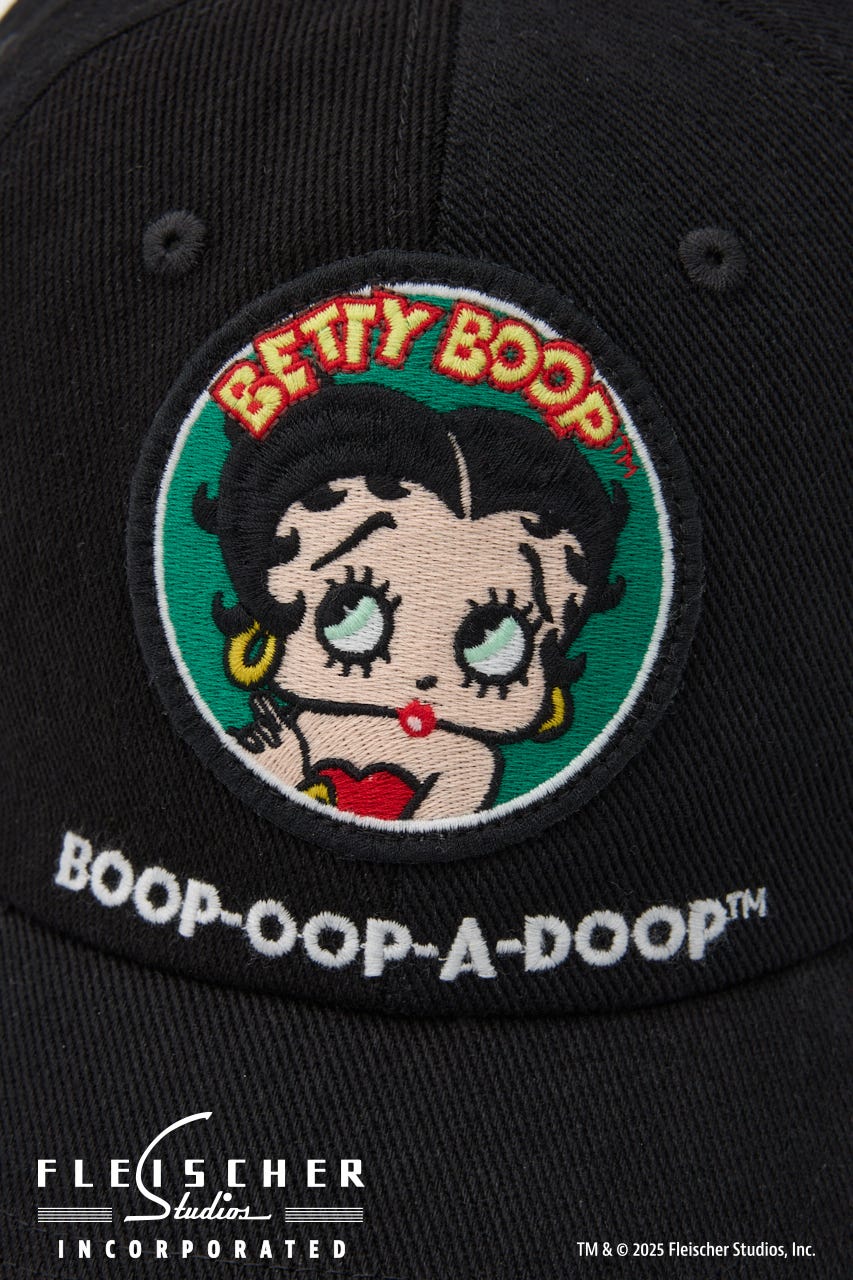 Betty Boop ｘ SLY キャップ BLK FREE