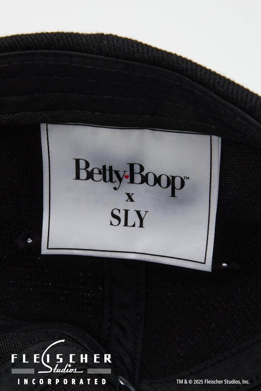 Betty Boop ｘ SLY キャップ BLK FREE