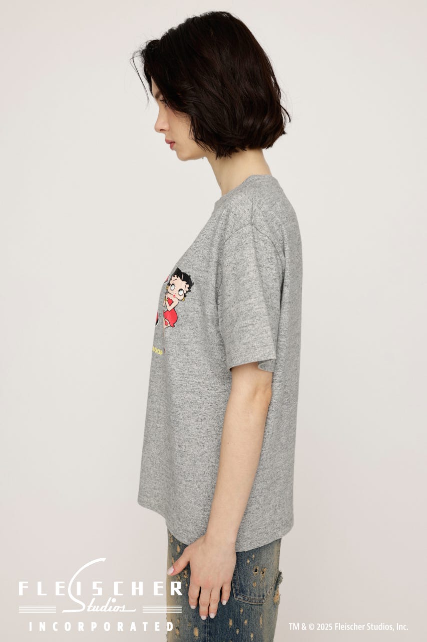 Betty Boop x SLY EYELET Tシャツ T.GRY FREE