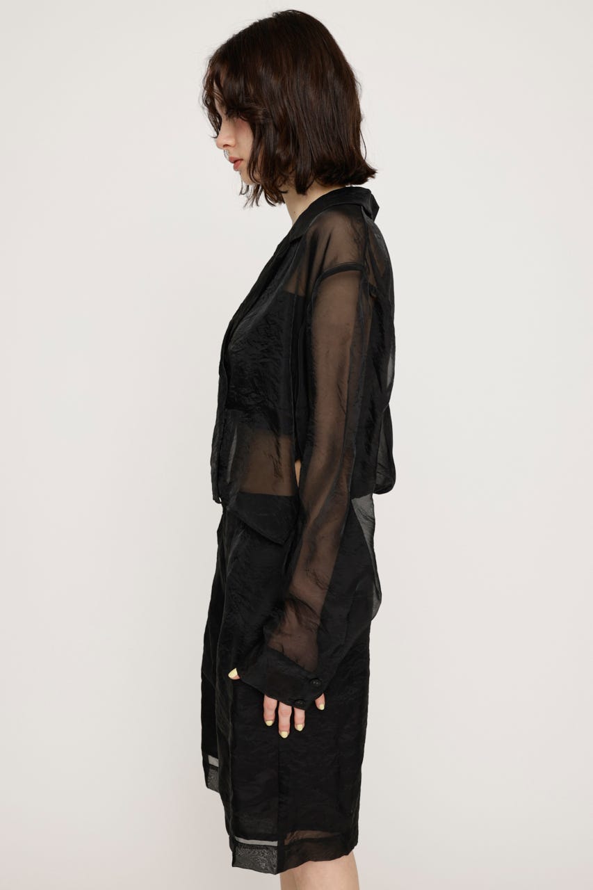 SHEER TAILOR ジャンプスーツ BLK FREE