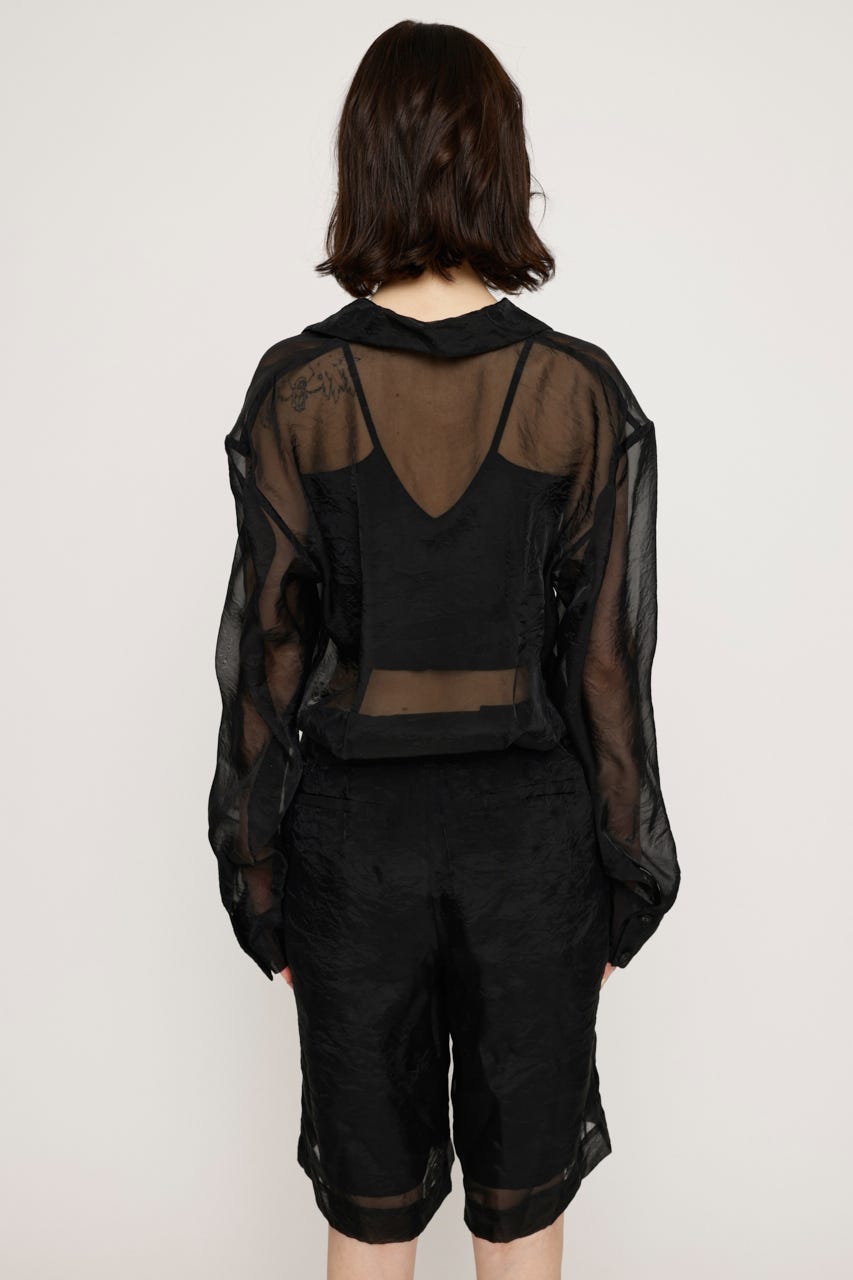 SHEER TAILOR ジャンプスーツ BLK FREE