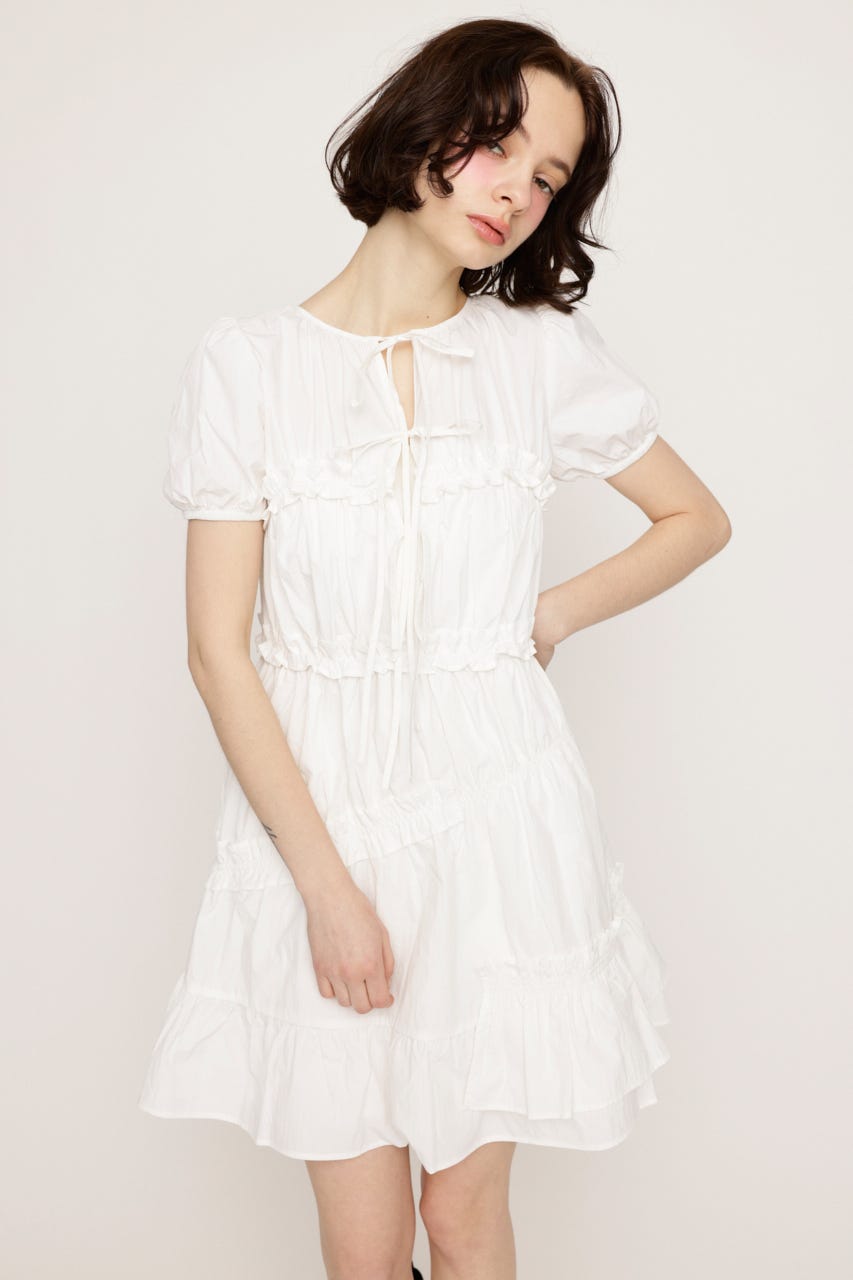 SLY | FRILL 2WAY MINI ワンピース (ワンピース(ミニ・ミディアム