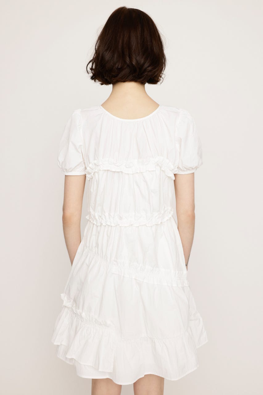 FRILL 2WAY MINI ワンピース WHT FREE