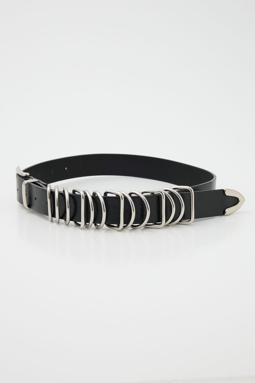 MANY RING ベルト BLK FREE