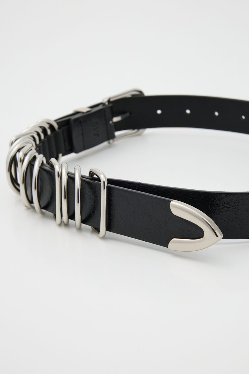 MANY RING ベルト BLK FREE