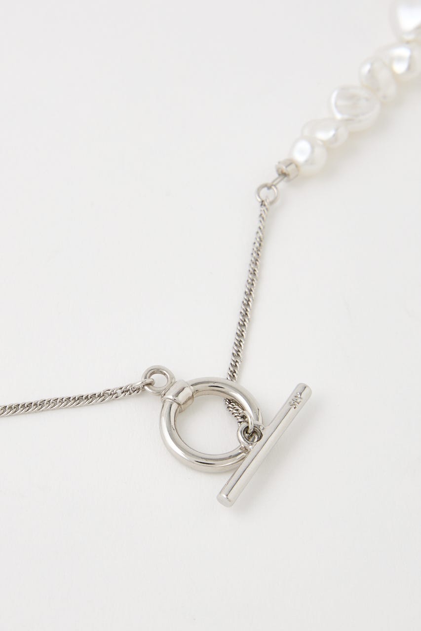 FAUX PEARL CHARM ネックレス IVOY FREE