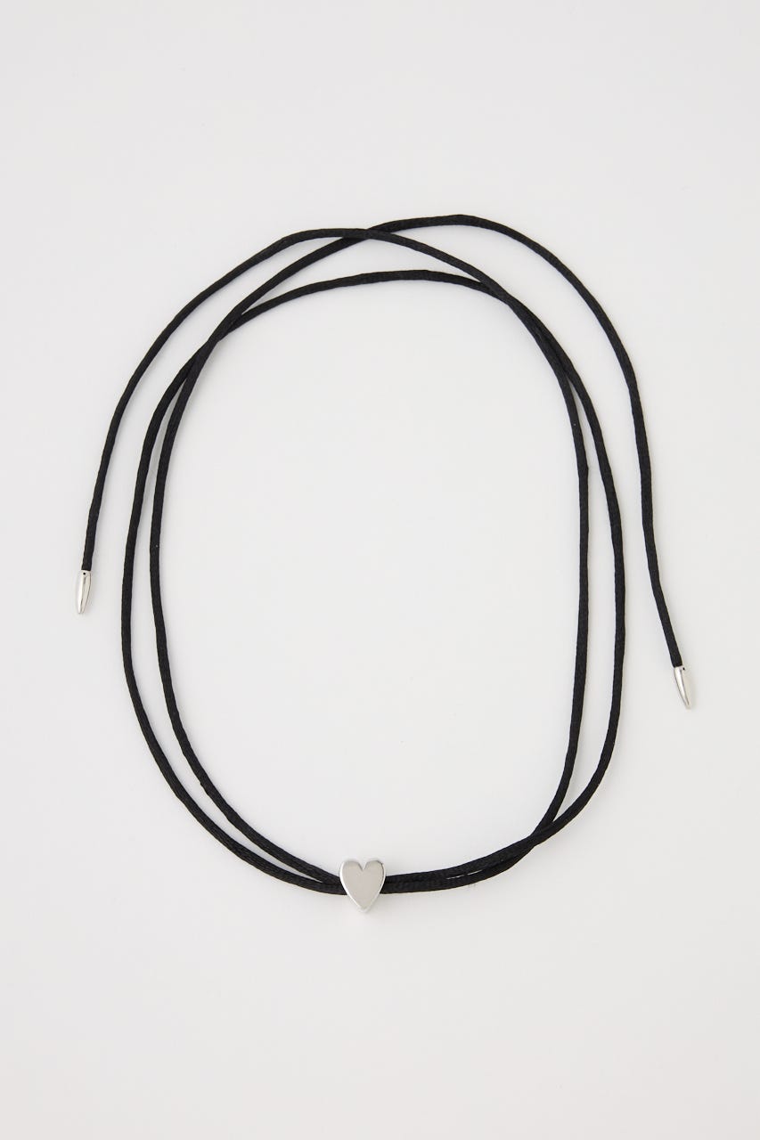 HEART CHARM チョーカー BLK FREE